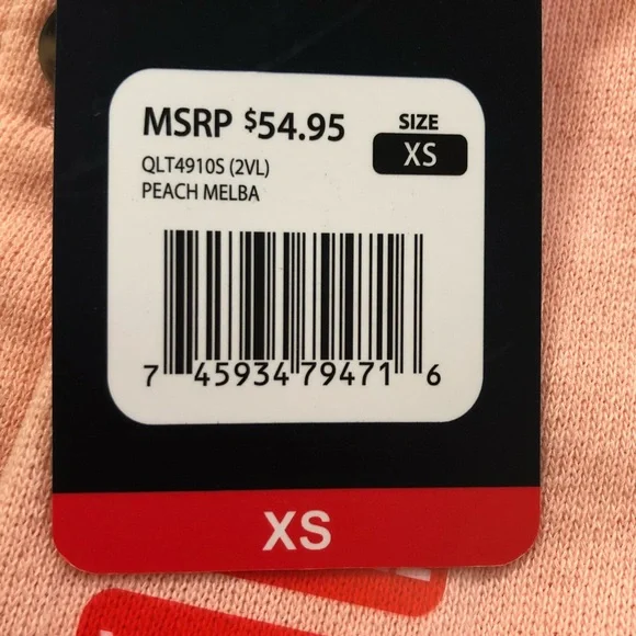 GAP HENLEY SWEATSHIRT, PEACH MELBA, XS - Picture 8 of 9